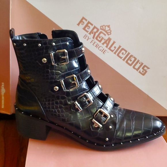 fergalicious open toe booties